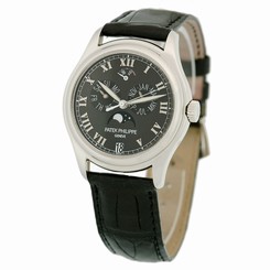 PATEK PHILIPPE Platinum Annual Calendar Moonphase 5056 P Box Warranty 5056-P