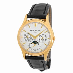 PATEK PHILIPPE 18K Yellow Gold Perpetual Calendar 5140 Warranty 5140-J UNWORN
