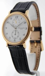 Patek Philippe Travel Time 5034 18K Yellow Gold Mens Watch Box/Papers 5034J
