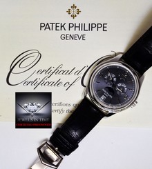 Patek Philippe 5146 Annual Calendar 18k White Gold Mens Watch Box/Papers 5146G