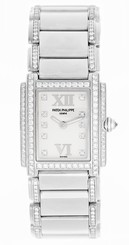Patek Philippe Twenty-4 Ladies 18k White Gold Diamond Watch 4908/310G