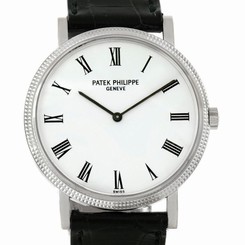 Patek Philippe Calatrava 18k White Gold Automatic Watch 5120