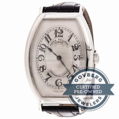 Patek Philippe Gondolo 5098P-001 Manual Platinum Silver Dial Mens Strap Watch