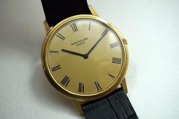 PATEK PHILIPPE 3588 DATES 1970'S AUTOMATIC 18K YELLOW GOLD 35 MM BUY IT NOW!!