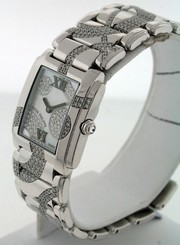 Patek Philippe Twenty-4 4910/49G All Diamond $97,800.00 18k white gold watch.