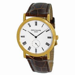 PATEK PHILIPPE Gent 18K Yellow Gold Calatrava 5119 J Box Warranty 5119-J MINTY