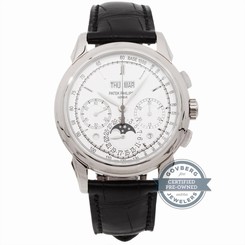 Patek Philippe Grand Complication 5270G-013 Manaul White Gold Mens Strap Watch