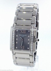 Patek Philippe Ladies Twenty-4 Stainless Steel Eternal Gray 4910/10a-010 848475147925