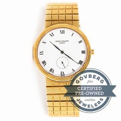 Patek Philippe Calatrava 3919/1J Manual 33mm Yellow Gold Bracelet Watch