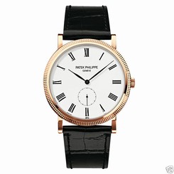 Patek Philippe Mens Calatrava 5119R-001 18K Rose Gold 36mm NEW Retail: $21,500