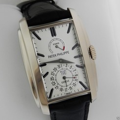 Patek Philippe Gondolo White Gold 5200G-010 Opaline Dial NEW Retail: $59,400