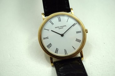 PATEK PHILIPPE 3520/D CALATRAVA 18K SCREWBACK DATES 1990'S ORIGINAL BUY IT NOW!!