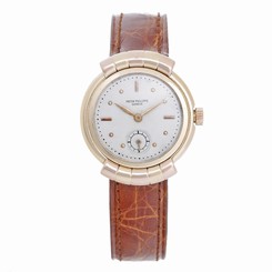 Vintage Patek Philippe Tri Color Hooded Lug Watch