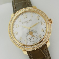 Patek Philippe Ladies Complications 4968R-001 Moon Phase Rose Gold Ret: $54,500