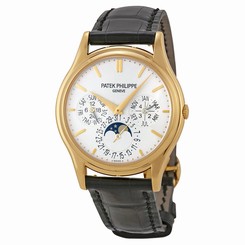 Patek Philippe Grand Complication White Dial 18kt Yellow Gold Mens Watch