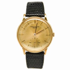 PATEK PHILIPPE CALATRAVA CLAW LUG 3420 VINTAGE 18K MANUAL WINDING MENS WATCH