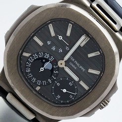 PATEK PHILIPPE " NAUTILUS" 18K WHITE GOLD REF: 5712G-001 CIRC: 2007 W/ BOX & PPR 845960059725