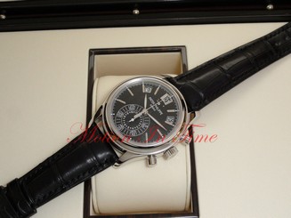Patek Philippe 5960P-016 Annual Calendar Chronograph Platinum Black Dial 40.5mm