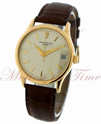 Patek Philippe 3998J Calatrava "2nd Series" Automatic, Silver Dial - Yellow Gold