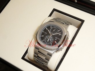 Patek Philippe 5990/1A Stainless Steel Nautilus Chronograph Dual Time Zone Auto