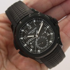 Patek Philippe Aquanaut Travel Time "Blacked Out" DLC/PVD 5164A - 5164 A - RARE