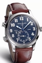 PATEK PHILIPPE 5524G CALATRAVA PILOT TRAVEL TIME 18K WHITE GOLD EXTREMELY RARE