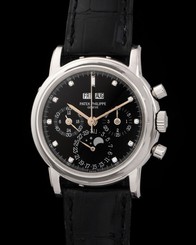 MINT PATEK PHILIPPE 3970P PERPETUAL CHRONOGRAPH WITH DIAMOND INDEXES FULL SET