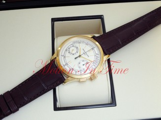 Patek Philippe 5170J-001 18kt Yellow Gold Chronograph Silver Dial Complete B&P