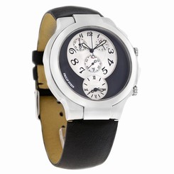 Philip Stein Teslar Mens Dual Time Large Chronograph Quartz Watch 9-CRS3-RB