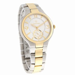 Philip Stein Signature Classic Mens 43mm Two Tone Quartz Watch 43TG-MG-SSTG