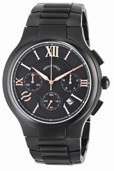 Philip Stein Men's 45B-CRBKRG-SSBP Stainless Steel Watch New