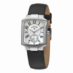 PHILIP STEIN 21FMOPIB LADIES BLACK SATIN 10MM STAINLESS STEEL CASE WATCH