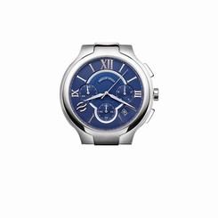 Philip Stein Classic Round Chronograph Blue Dial Men's Watch 45-CBL