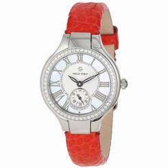 Philip Stein Women's 44D-CMOP-CGRR Stainless Steel Diamond-Accented Watch with L
