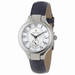 Philip Stein Women's 44-FMOP-ZLPR Stainless Steel Watch with Purple Leather Band