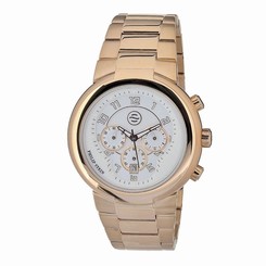 Philip Stein 32-ARGW-RGSS Mens White Dial Analog Quartz Watch
