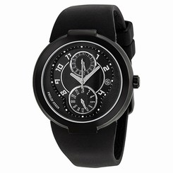 Philip Stein 31-AB-RBB Womens Black Dial Analog Quartz Watch