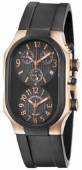 Philip Stein XL 18KT SOLID GOLD Chrono Dual Time watch 5rg-b-crb-nrb BRAND NEW!