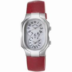 Philip Stein Signature Large Women's Red Calfskin Quartz Watch 2-NFMOP-CPR