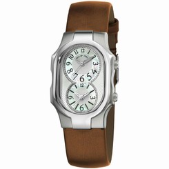Philip Stein Signature Small Women's Brown Calfskin Quartz Watch 1-NFMOP-IBZ