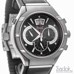 Piaget Polo FortyFive Titanium 45mm Men's Watch Rubber Strap G0A34002