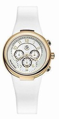 Philip Stein Active 45mm Chronograph Unisex White Rubber Watch 32-AGW-RW