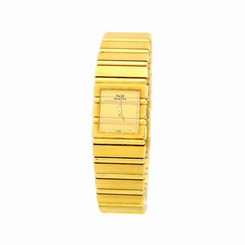 PIAGET 18K Yellow Gold Polo Square Classic Quartz Excellent Condition Warranty