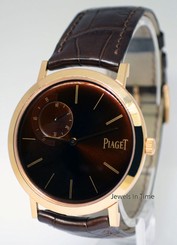 Piaget Altiplano 18k Rose Gold Mens Limited Mechanical Wind 40mm Watch GAO34113