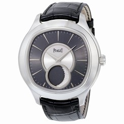 Piaget Emperador Cushion-Shaped 18K White Gold Moon Phase Automatic Mens Watch