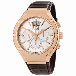 Piaget Polo Automatic Chronograph 18kt Rose Gold Mens Watch GOA38039