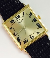 CERTIFIED $9,000 PIAGET 18KT GOLD RARE VINTAGE MENS LADIES COLLECTORS WATCH MINT