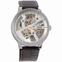 Rado Centrix Steel Automatic Brown Leather Mens Watch - R30179105
