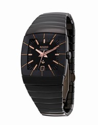 NWT Men's Rado Sintra R13663162 Automatic Black Ceramic & Rose Gold Tone Watch 758498028456