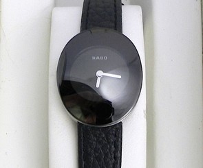 Ladies RADO ESENZA Black Dial Stainless Steel Swiss Quartz Watch +Time Setter